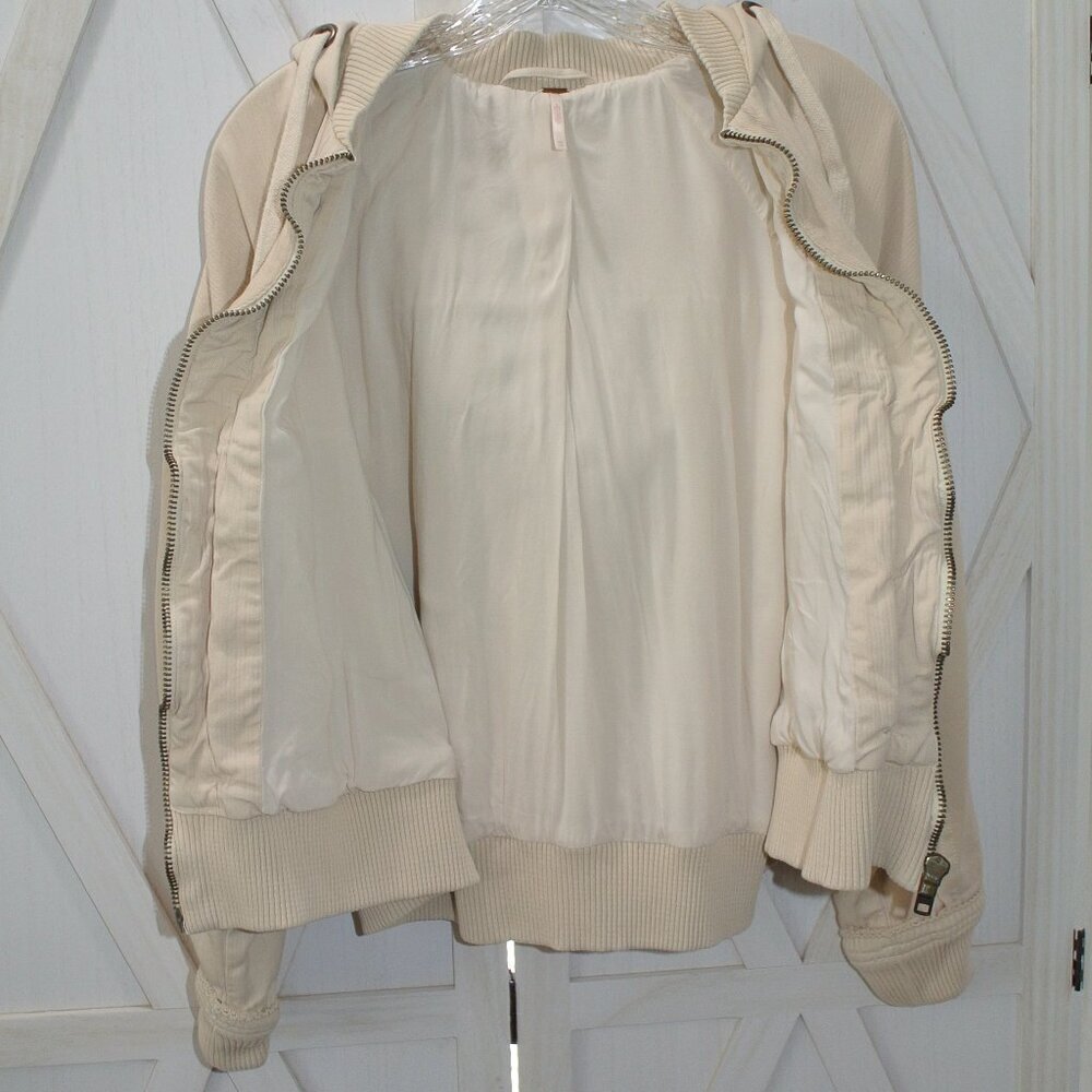 Free People Slouchy Hooded Bomber Jacket - Picture 8 of 9